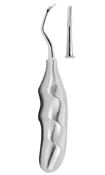  Root Elevators with Anatomically Shaped Handle